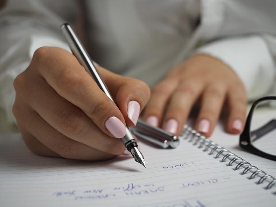 her own notes